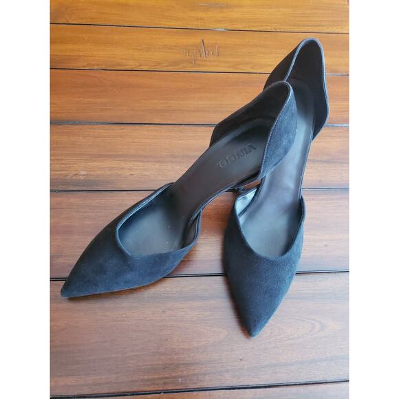 Vince Women's Black Suede Classic Pumps Shoes Size 9.5 M - Picture 6 of 12